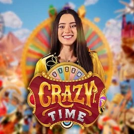 Crazy Time slot icon by Evolution, available at JB Casino