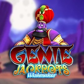 Genie Jackpots Wishmaker slot logo by Blueprint Gaming at JB Casino