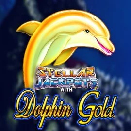 Dolphin Gold with Stellar Jackpots slot icon by Lightning Box Game, available at JB Casino